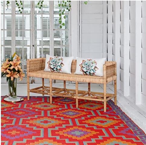 alfombra de salón geometrica